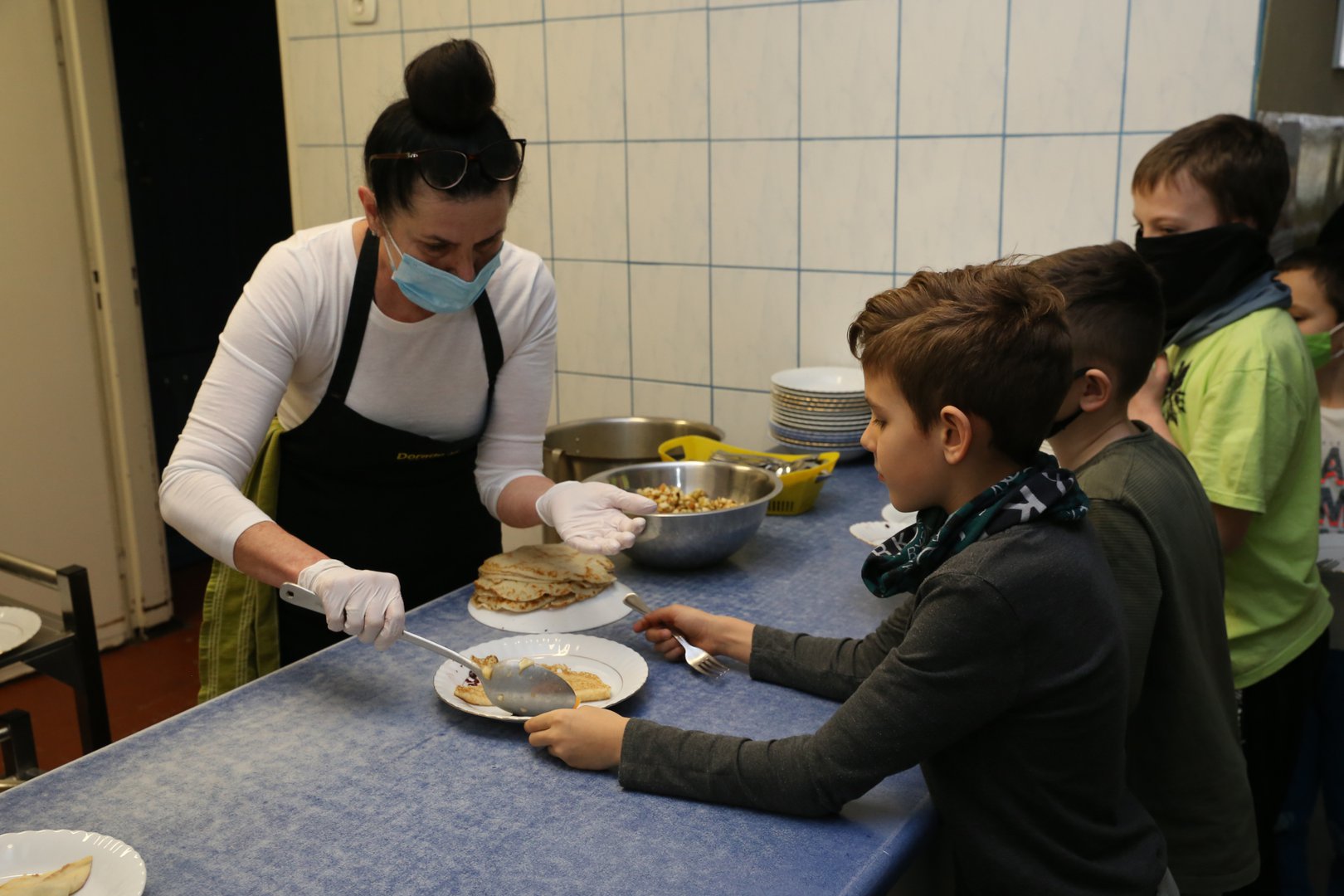 Variable portion sizes in a school in Rybnik, Poland