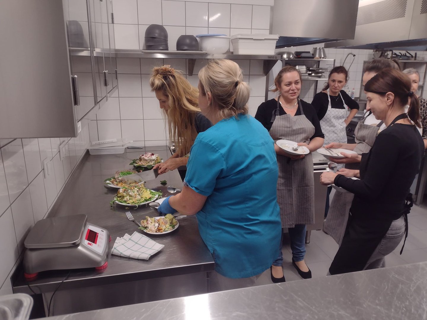 Training in the City of Rybnik for plant-based cooking. Discussing the tool "Organizing training for plant-based cooking".